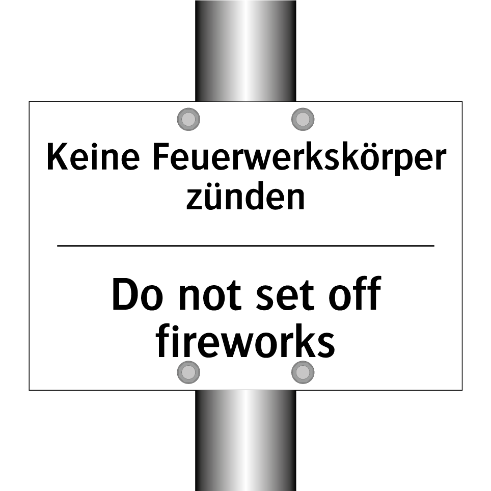 Kein Starten erlaubt - No starting up allowed