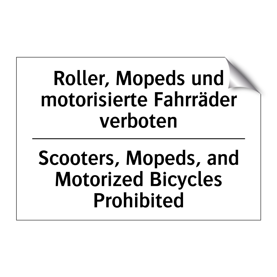 Roller, Mopeds und motorisierte /.../ - Scooters, Mopeds, and Motorized /.../