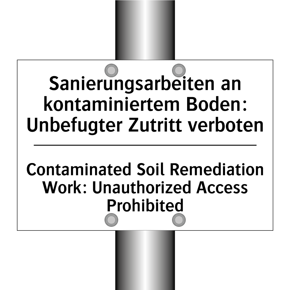 Sanierungsarbeiten an kontaminiertem /.../ - Contaminated Soil Remediation /.../
