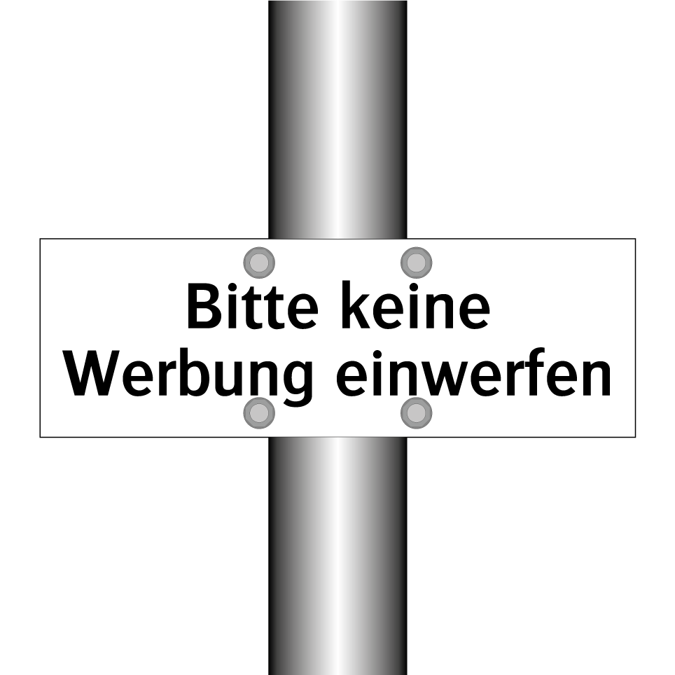 Bitte keine Werbung einwerfen