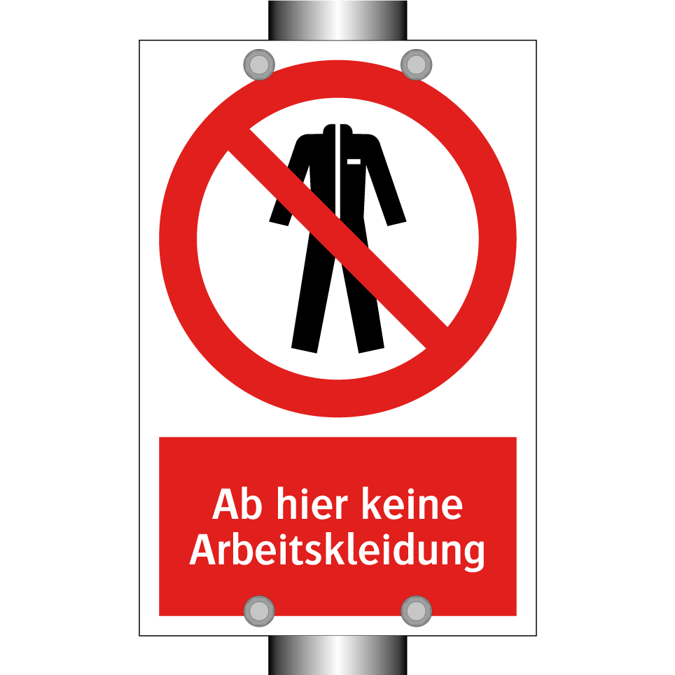 Ab hier keine Arbeitskleidung