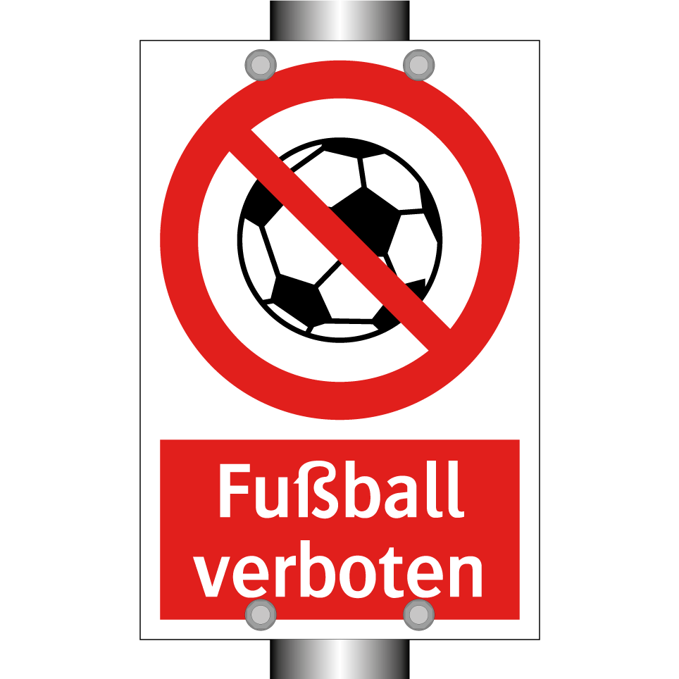 Fußball verboten