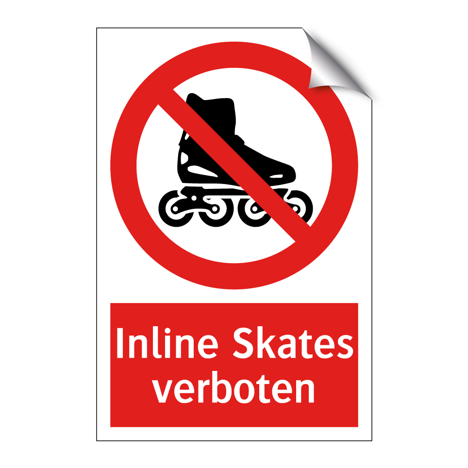 Inline Skates verboten