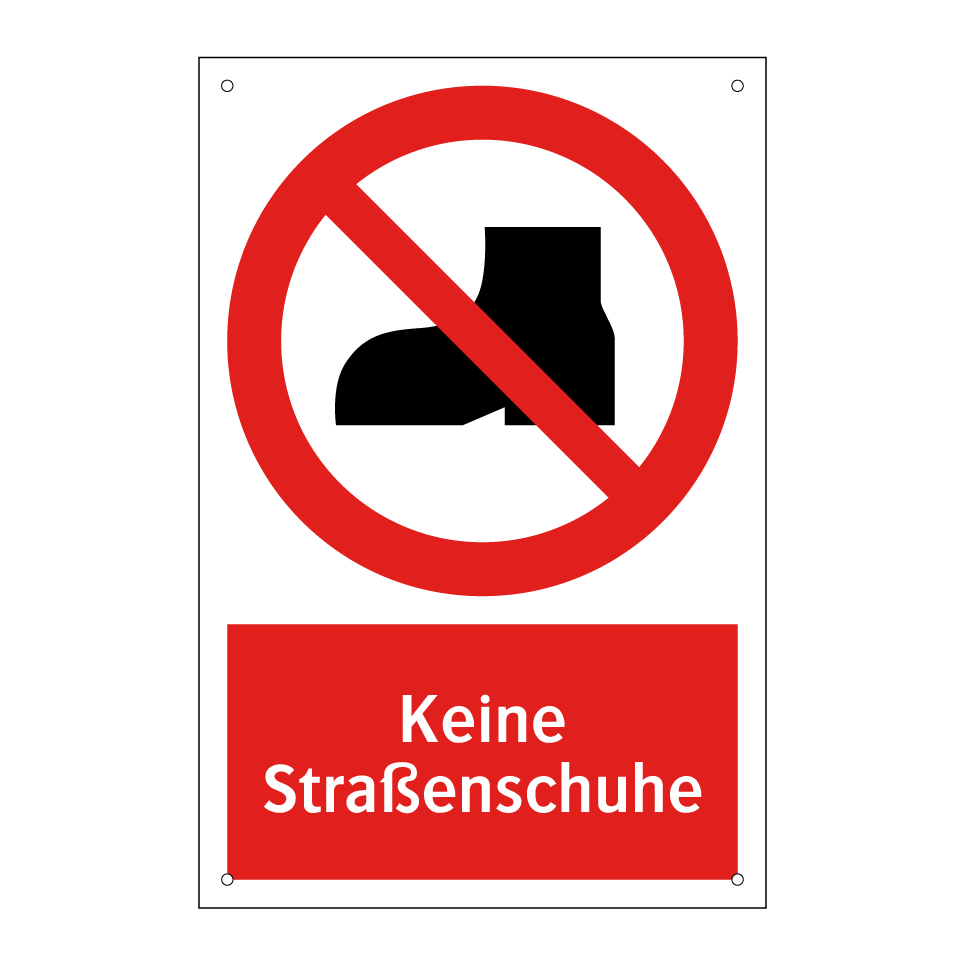 Keine Straßenschuhe