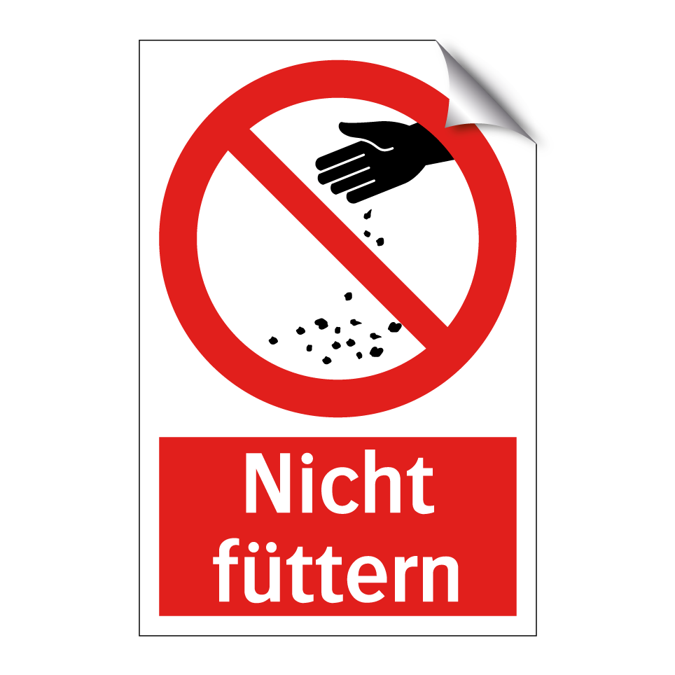 Nicht füttern