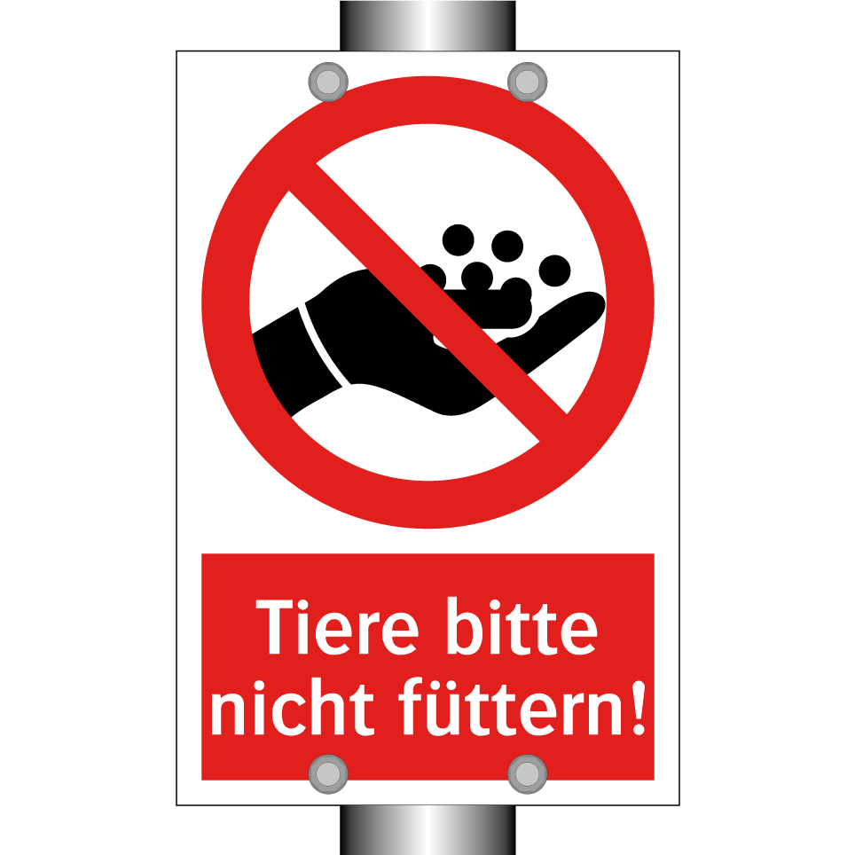 Tiere bitte nicht füttern!