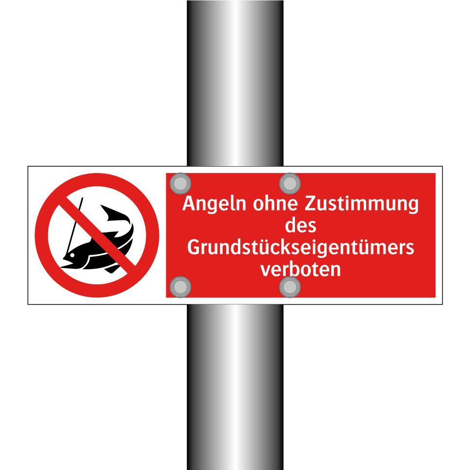 Angeln ohne Zustimmung des Grundstückseigentümers verboten