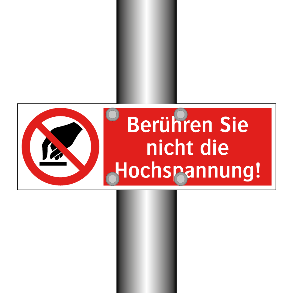Berühren Sie nicht die Hochspannung!