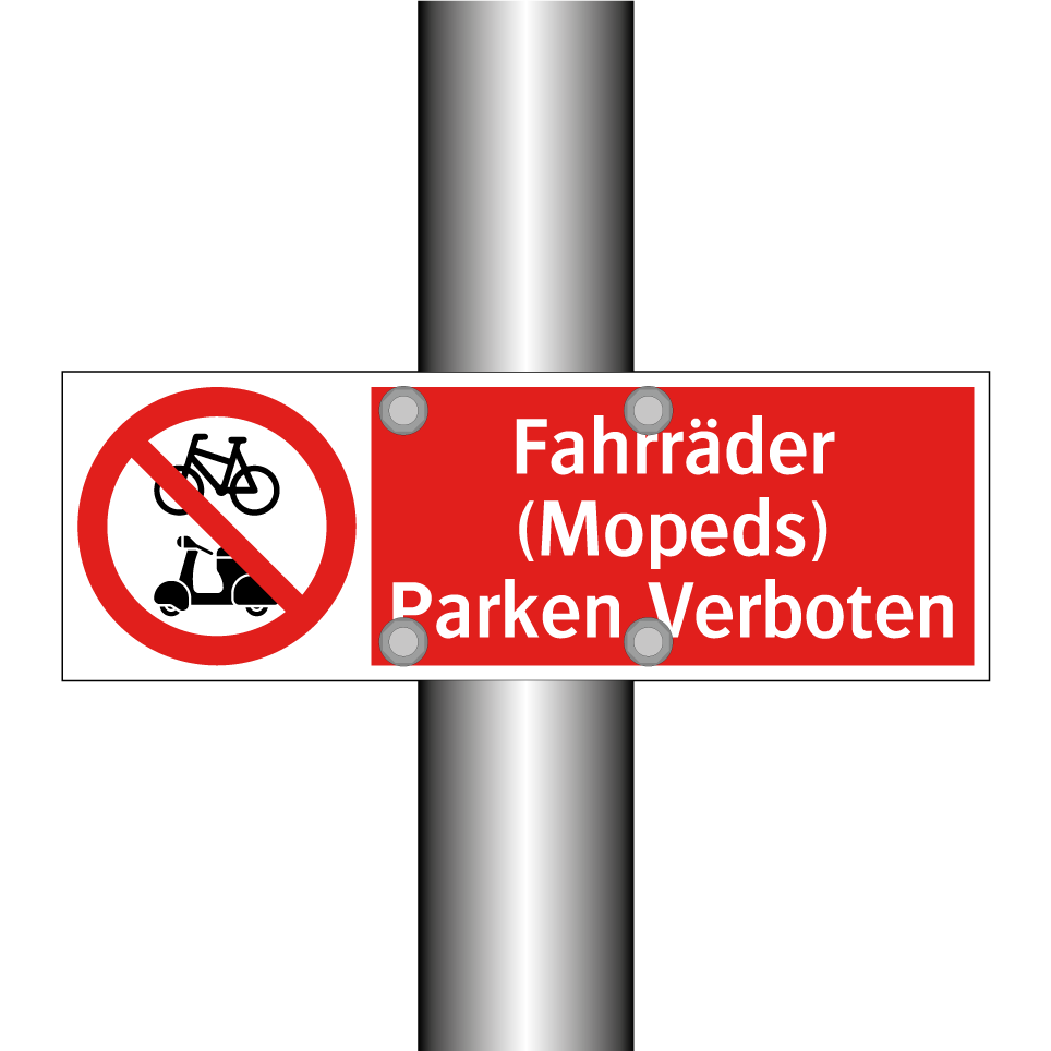 Fahrräder (Mopeds) Parken Verboten