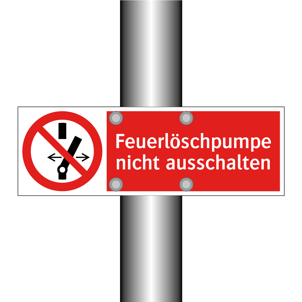 Feuerlöschpumpe nicht ausschalten