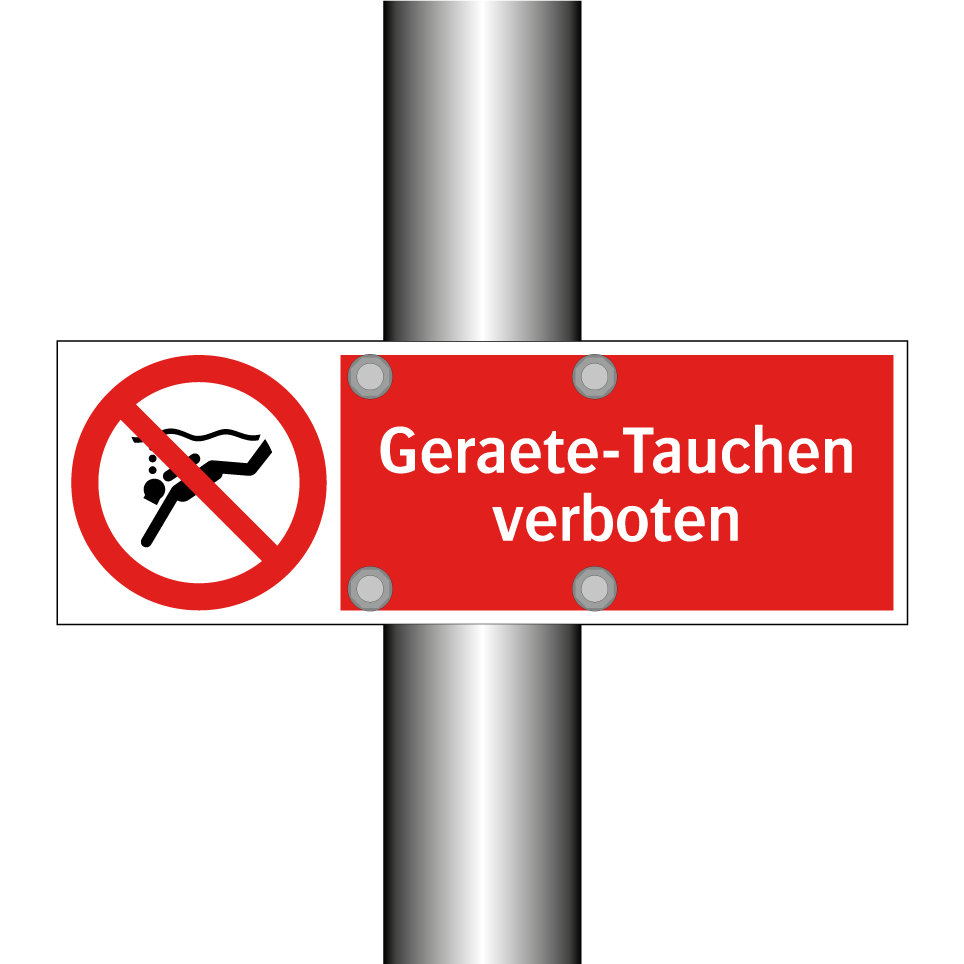 Geraete-Tauchen verboten