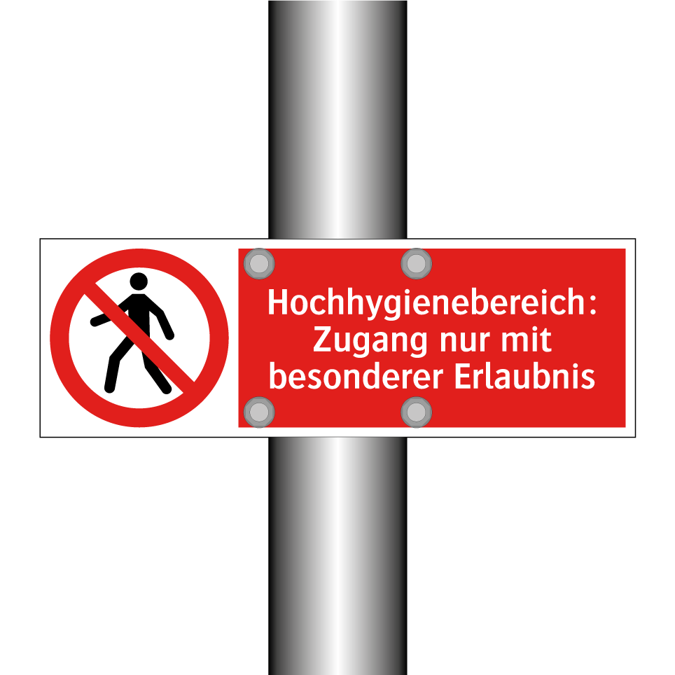 Hochhygienebereich: Zugang nur mit besonderer Erlaubnis