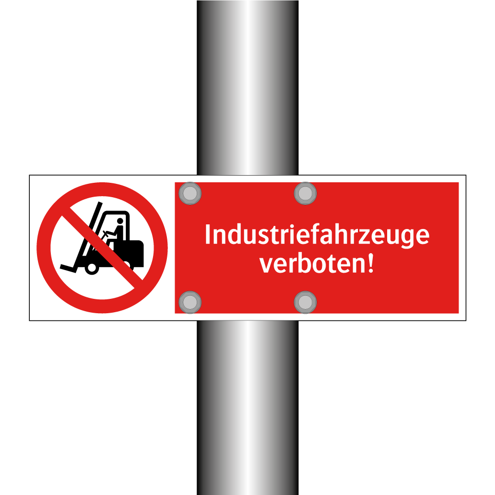 Industriefahrzeuge verboten!