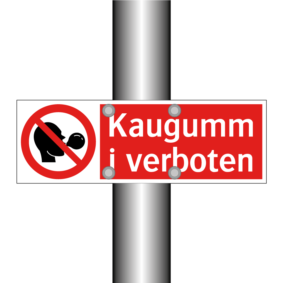 Kaugummi verboten