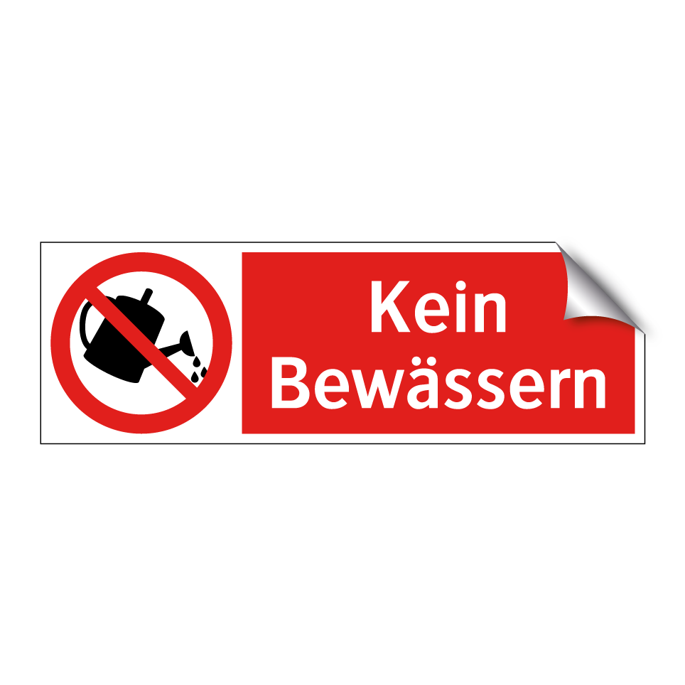Kein Bewässern