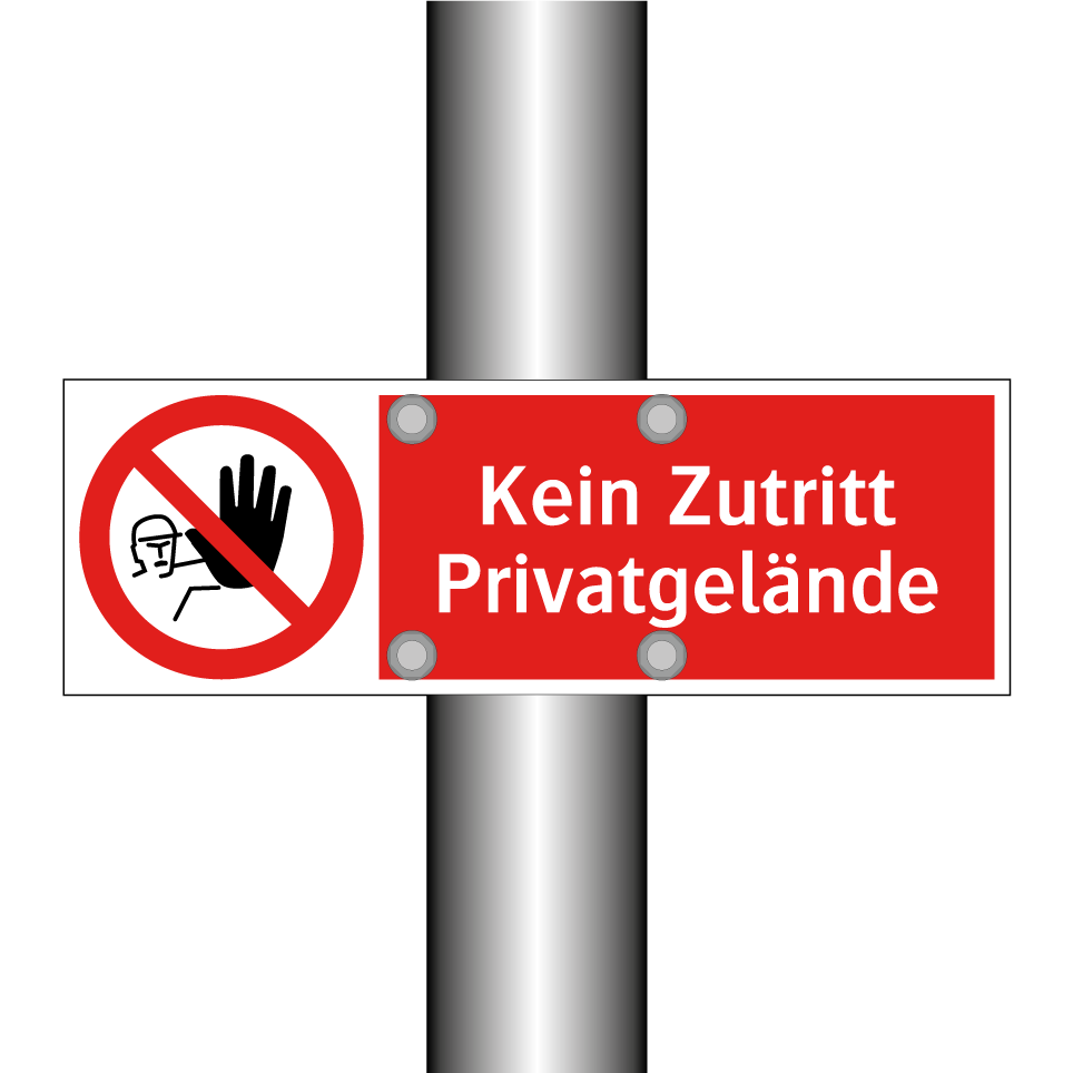 Kein Zutritt Privatgelände