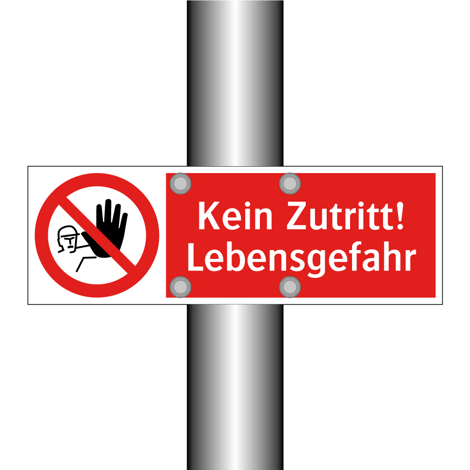 Kein Zutritt! Lebensgefahr