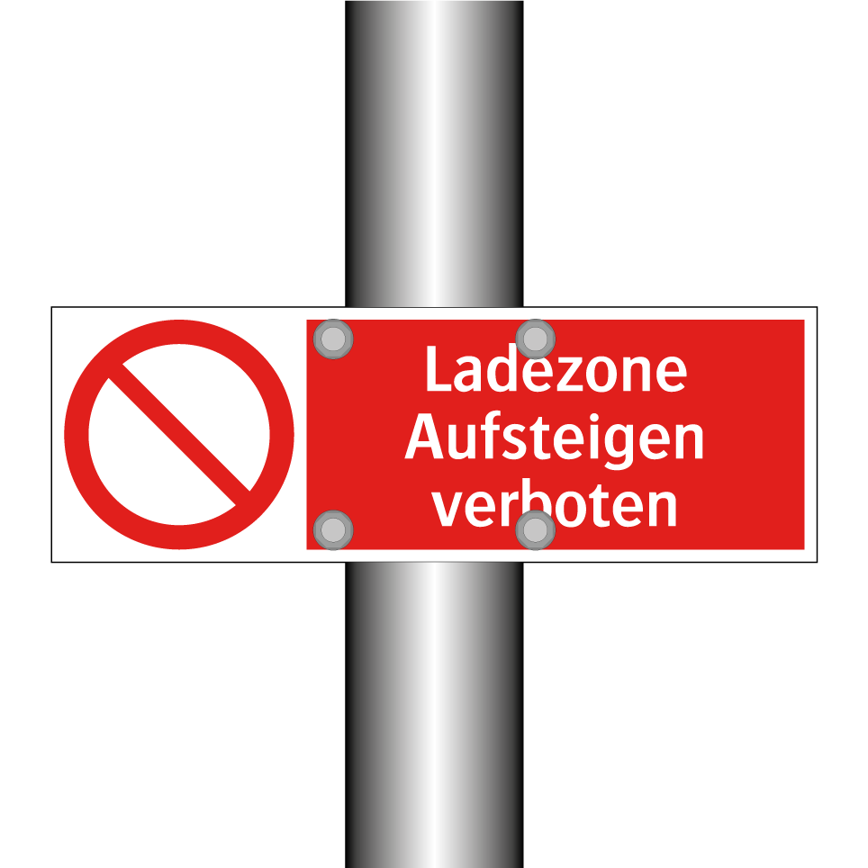 Ladezone Aufsteigen verboten