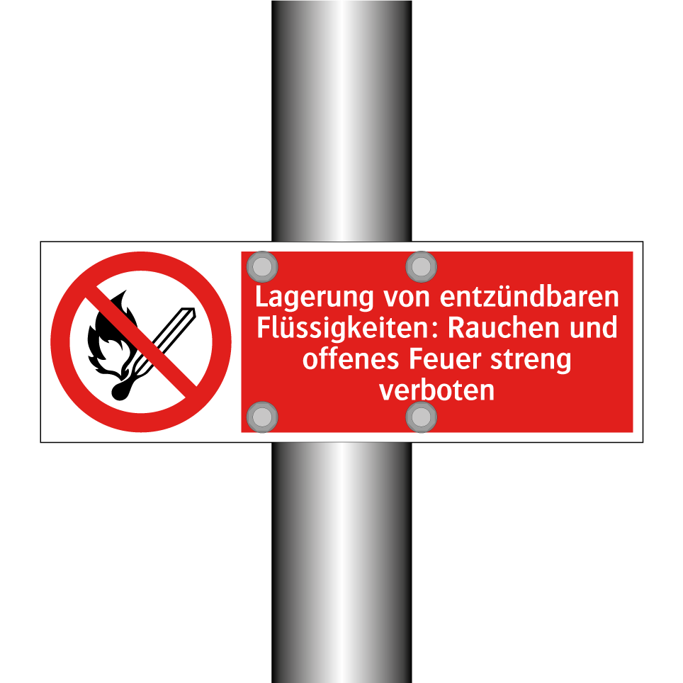 Lagerung von entzündbaren Flüssigkeiten: Rauchen und offenes Feuer streng verboten