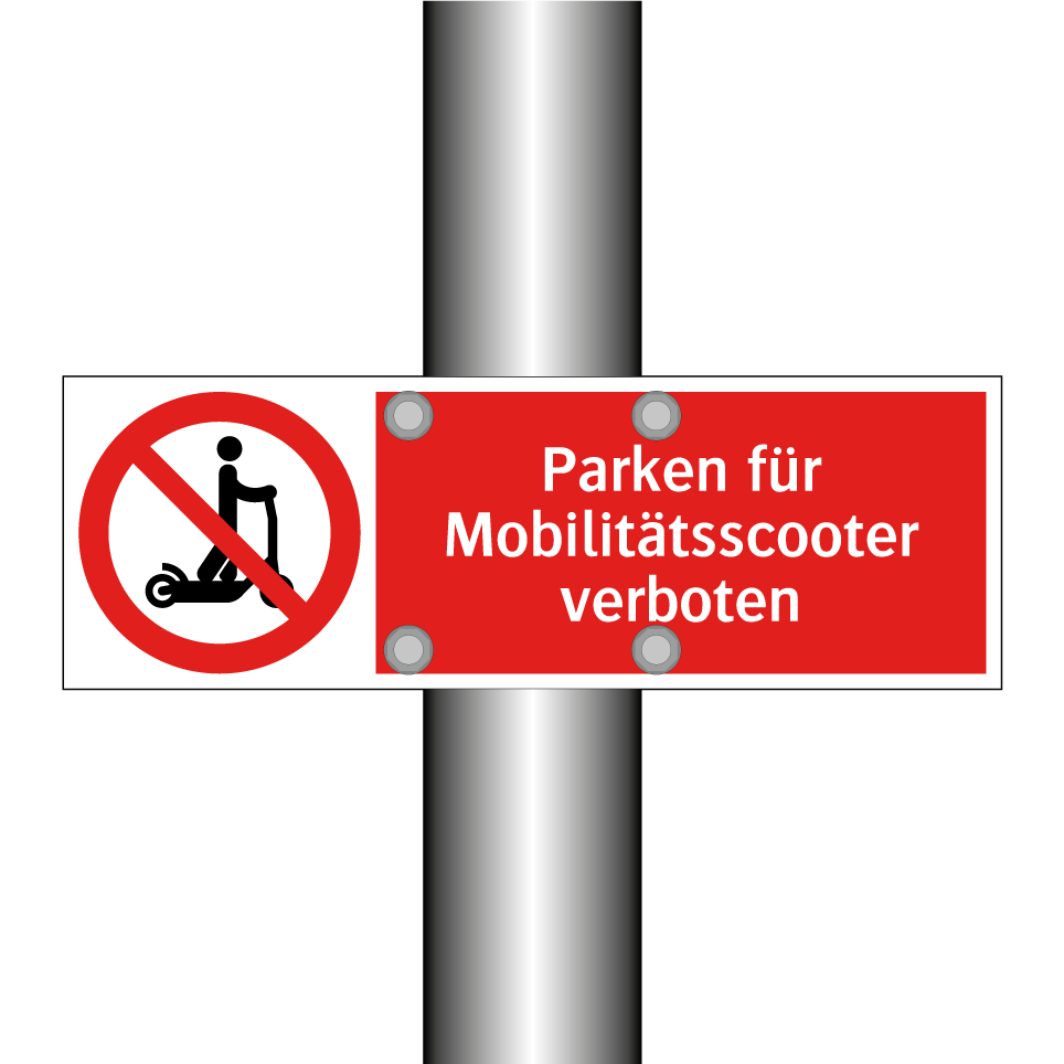Parken für Mobilitätsscooter verboten