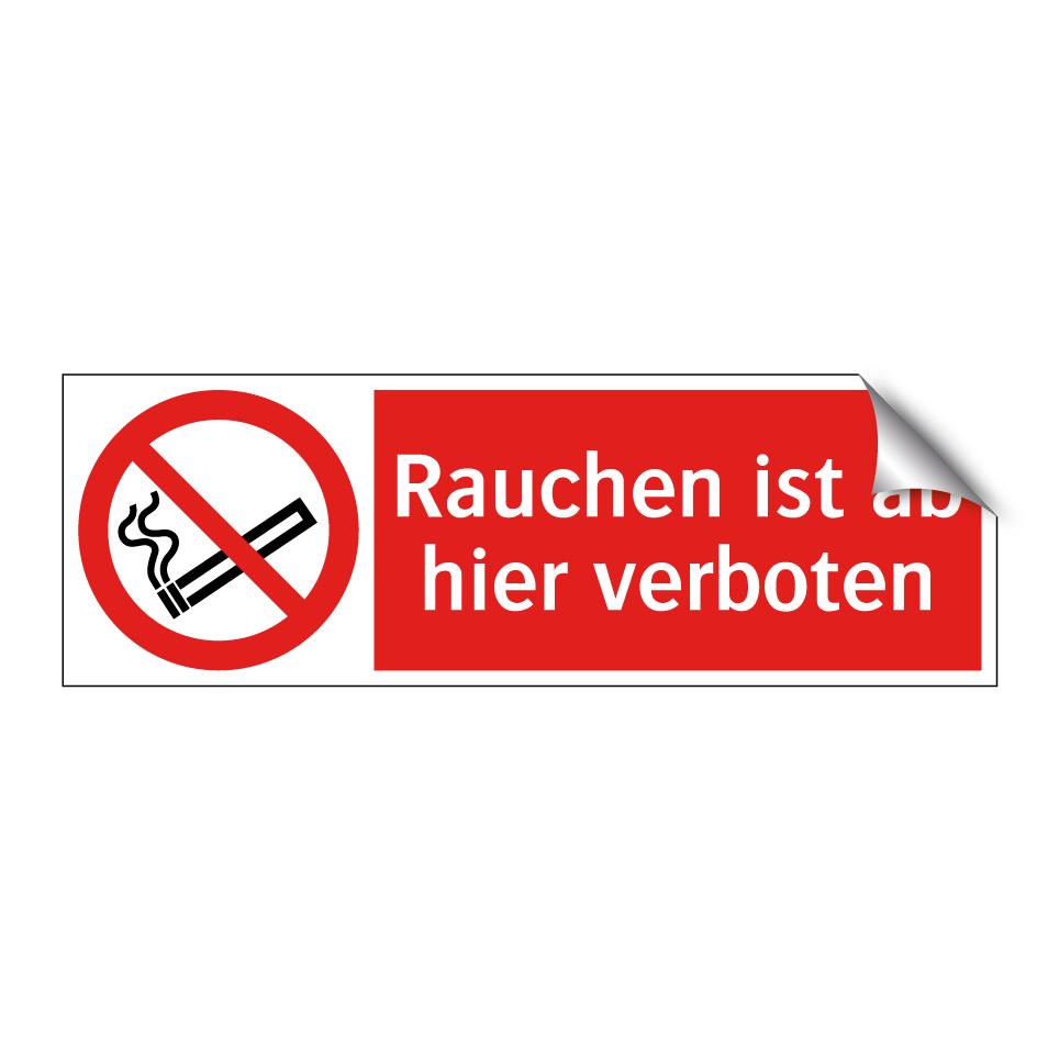Rauchen ist ab hier verboten
