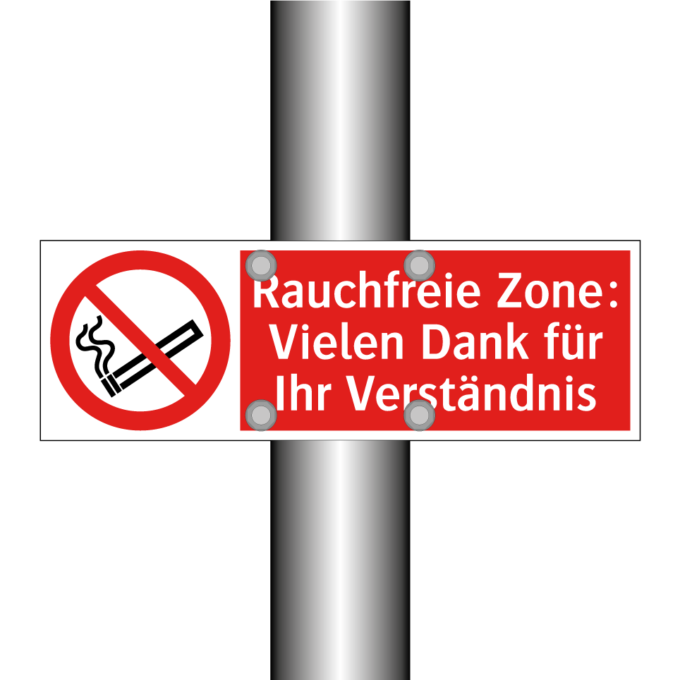 Rauchfreie Zone: Vielen Dank für Ihr Verständnis