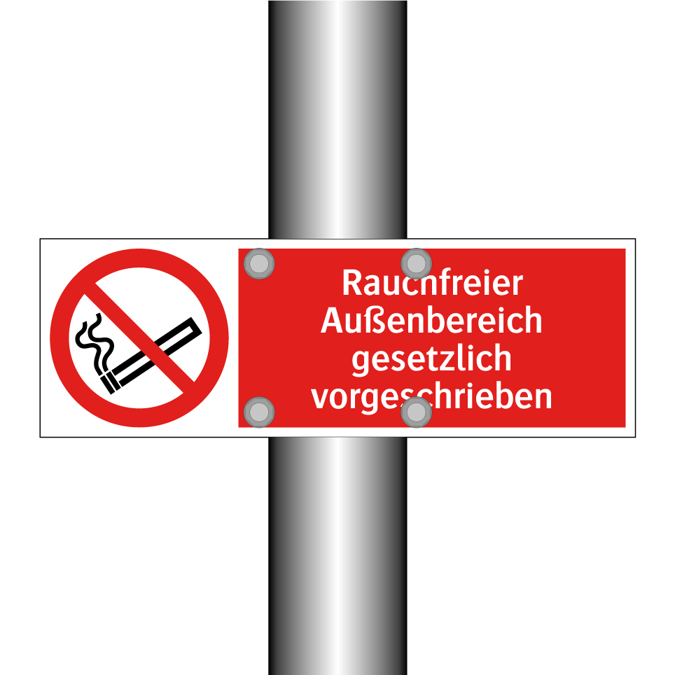 Rauchfreier Außenbereich gesetzlich vorgeschrieben