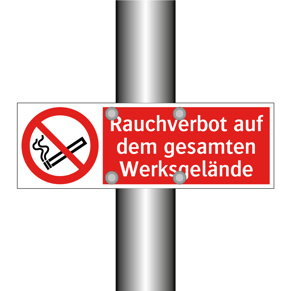 Rauchverbot auf dem gesamten Werksgelände