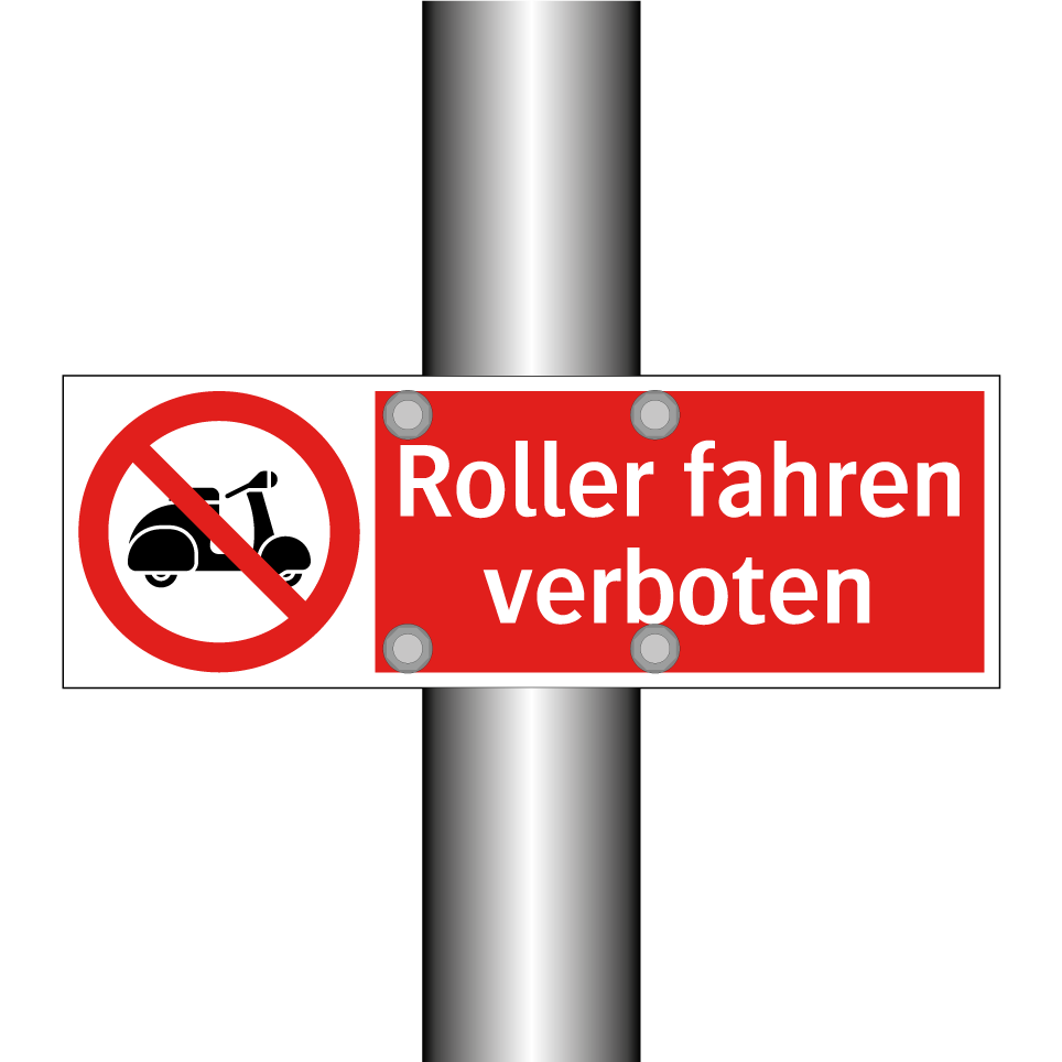 Roller fahren verboten