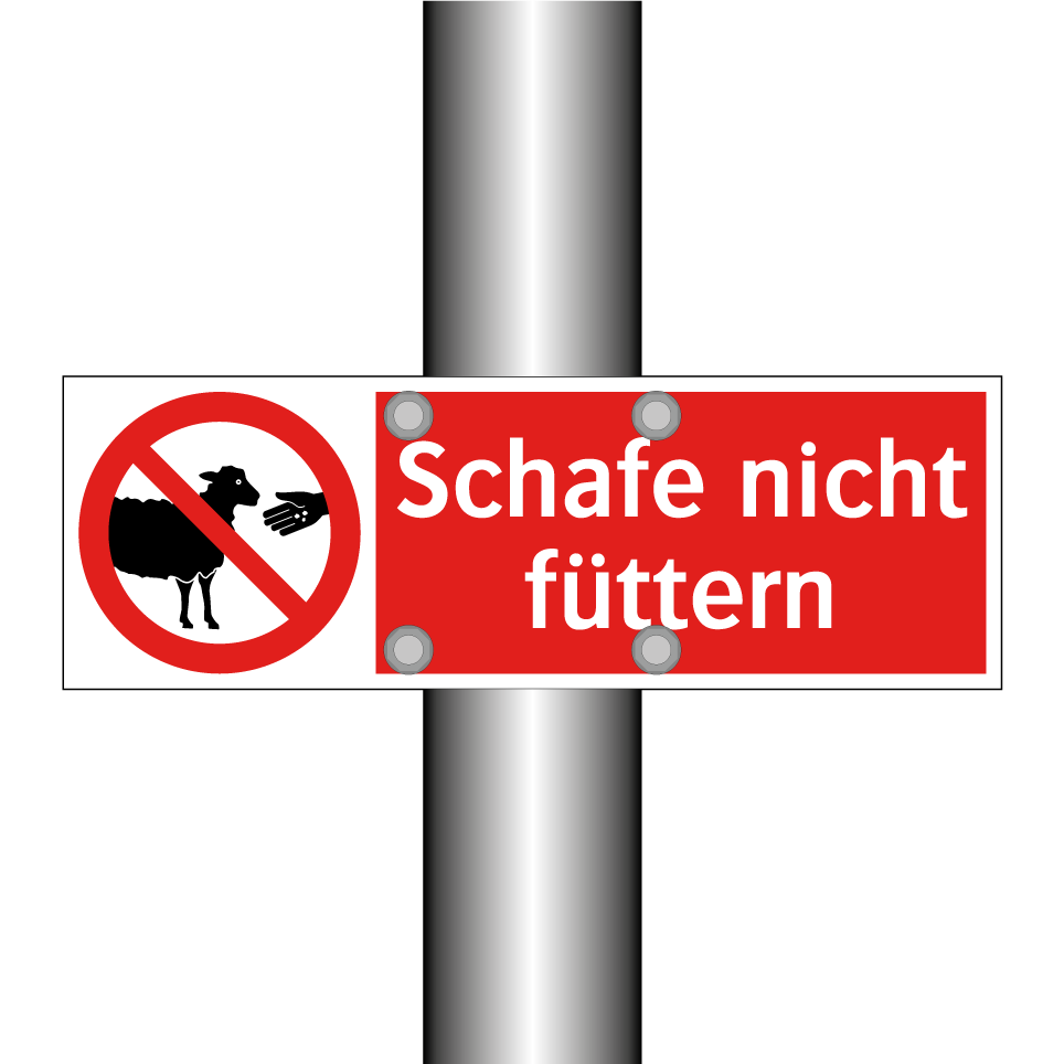 Schafe nicht füttern
