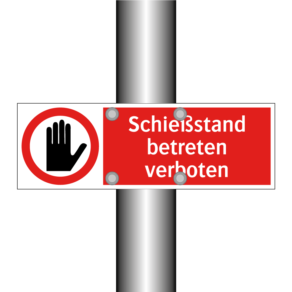 Schießstand betreten verboten