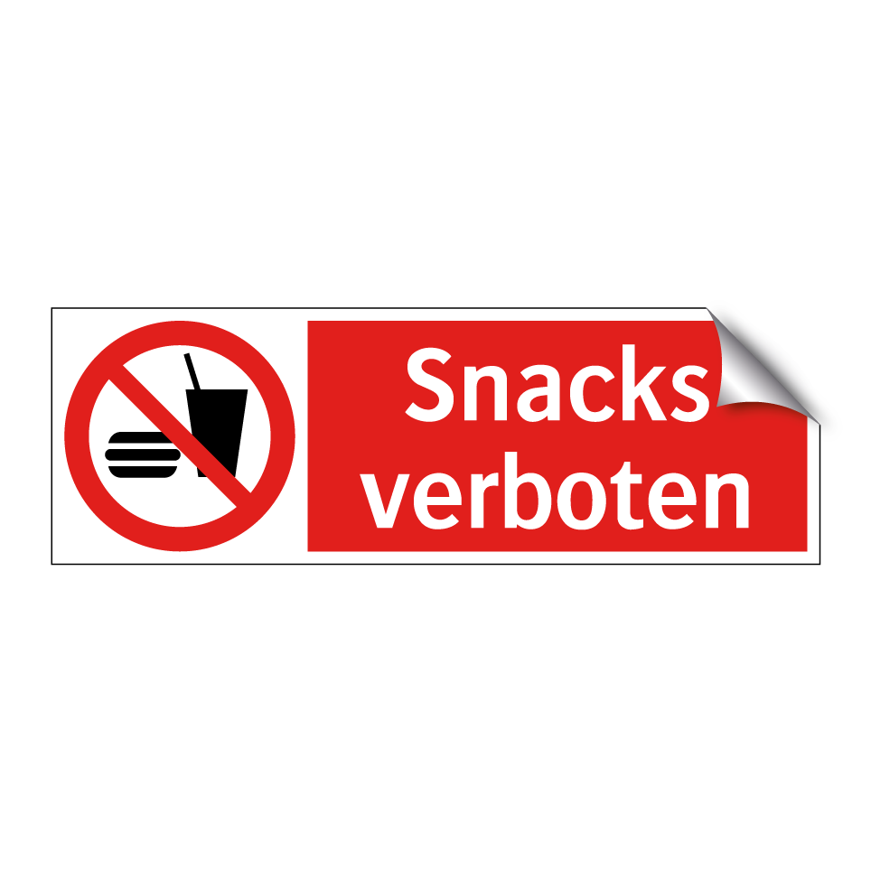 Snacks verboten