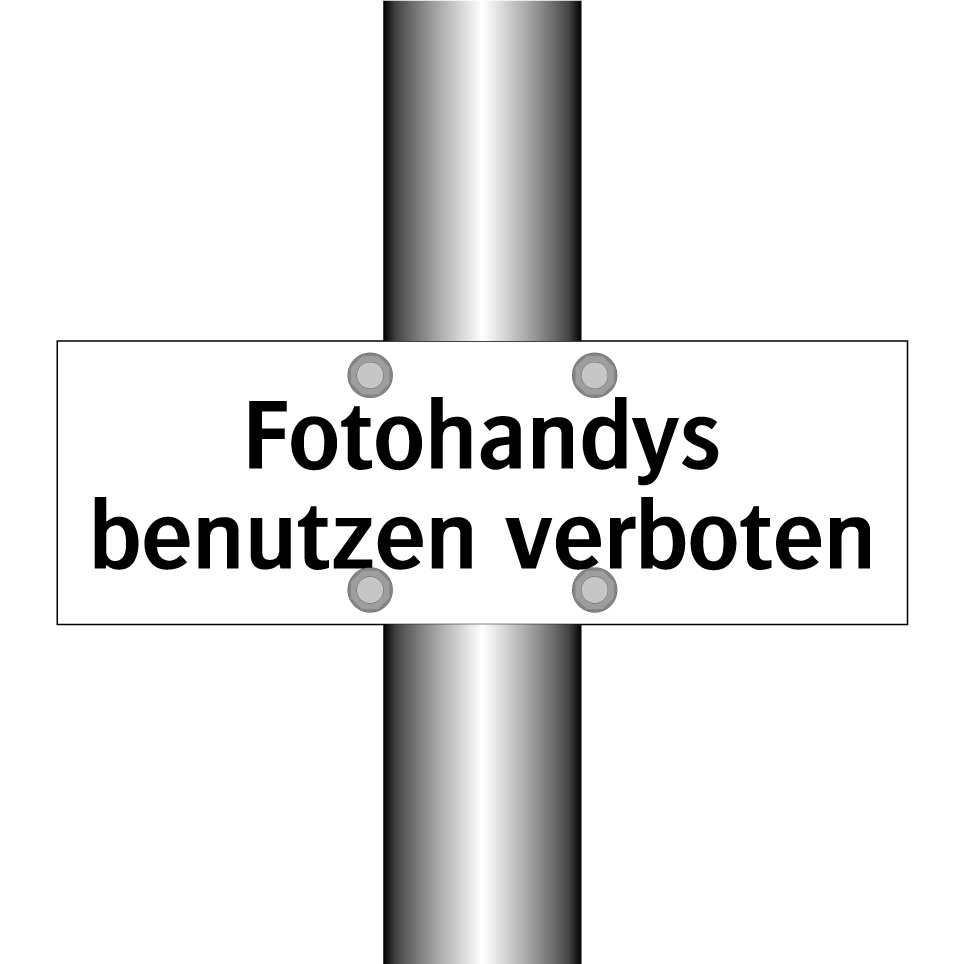 Fotohandys benutzen verboten