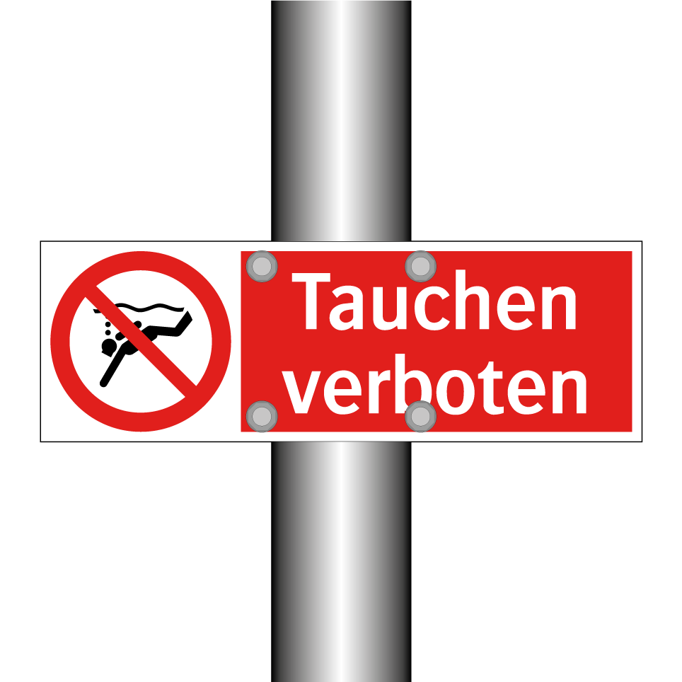 Tauchen verboten