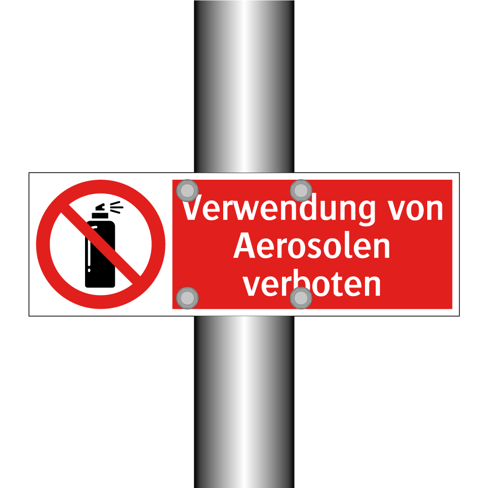 Verwendung von Aerosolen verboten