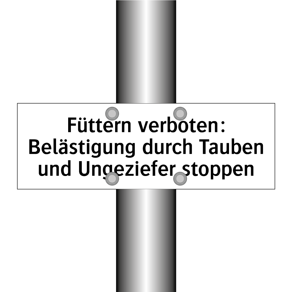 Füttern verboten: Belästigung durch Tauben und Ungeziefer stoppen