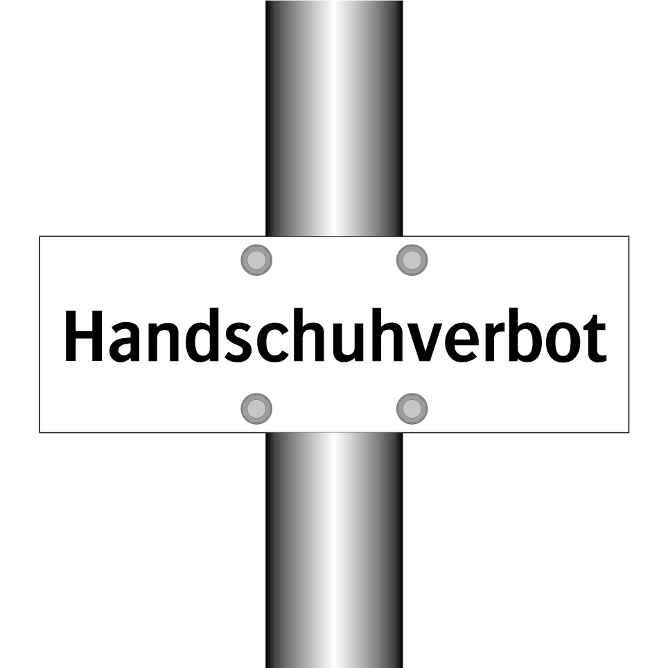 Handschuhverbot