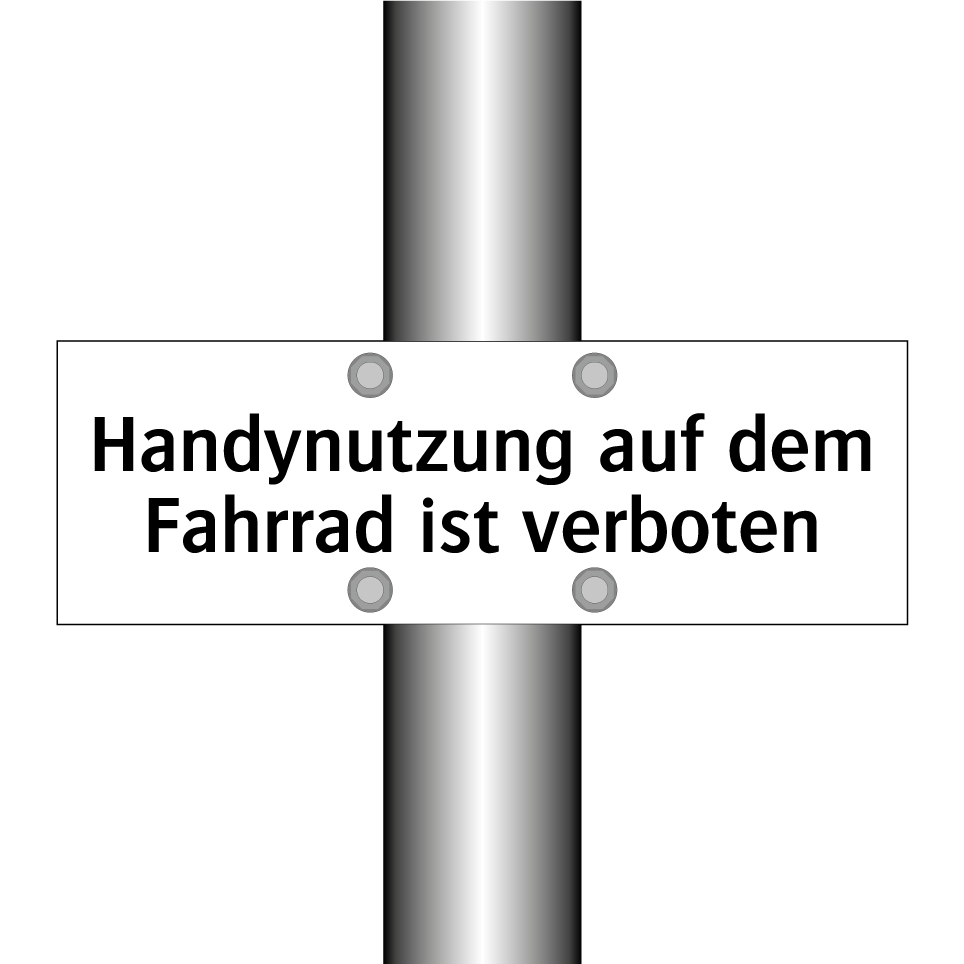 Handynutzung auf dem Fahrrad ist verboten