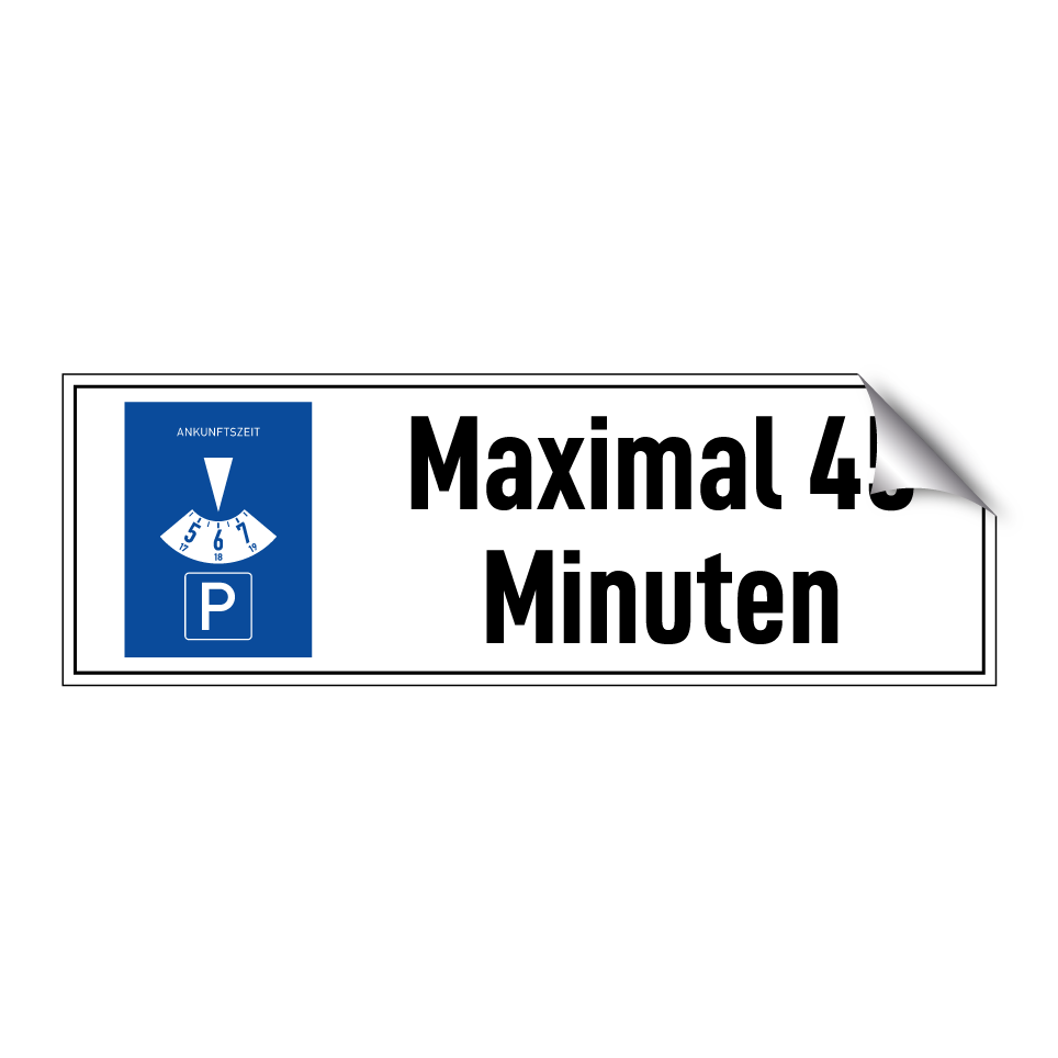Maximal 45 Minuten