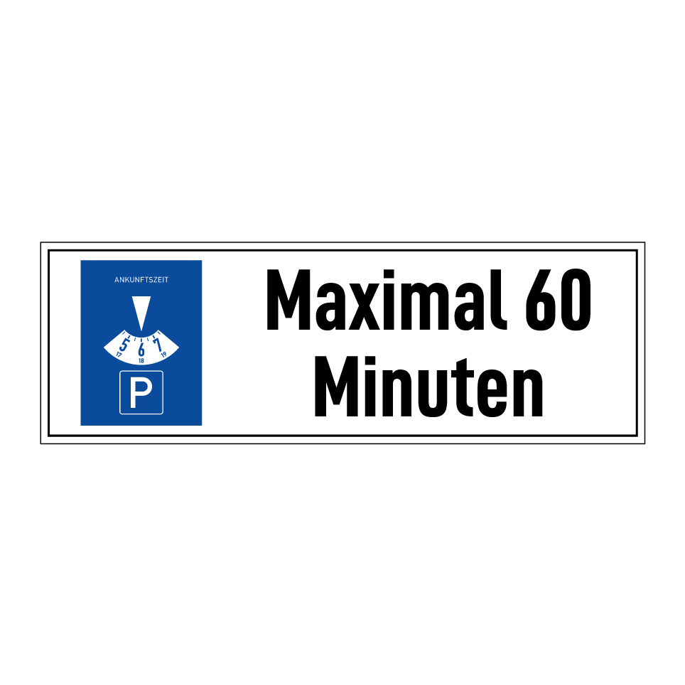 Maximal 60 Minuten