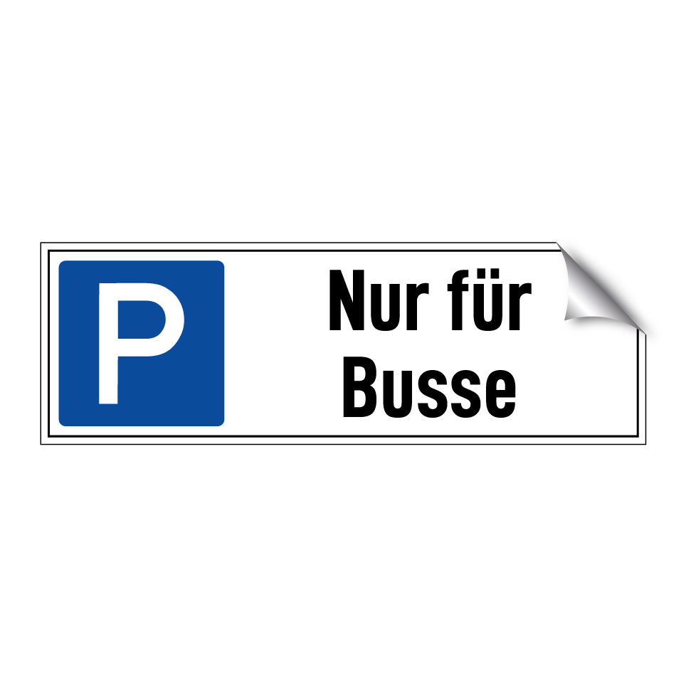 Nur für Busse