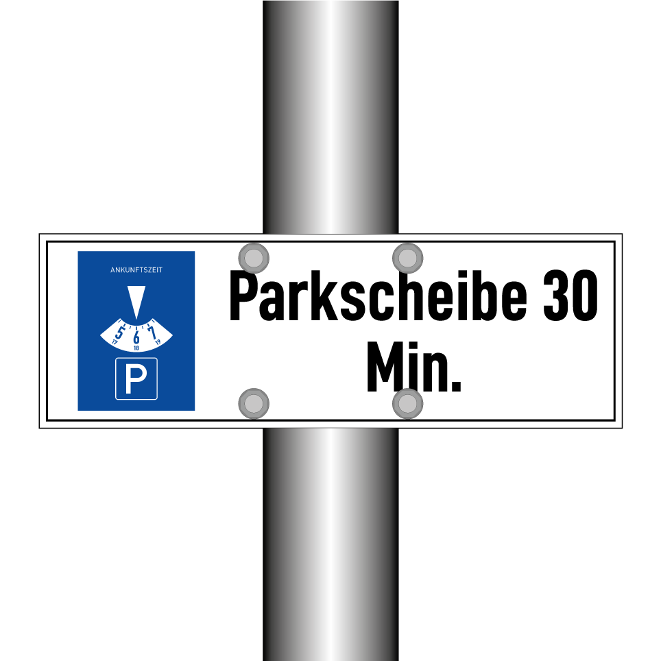 Parkscheibe 30 Min.