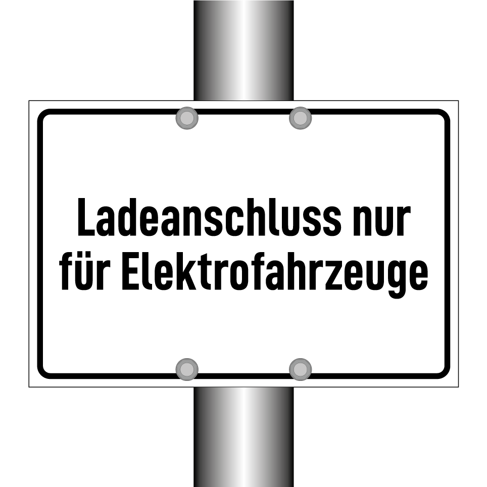 Ladeanschluss nur für Elektrofahrzeuge