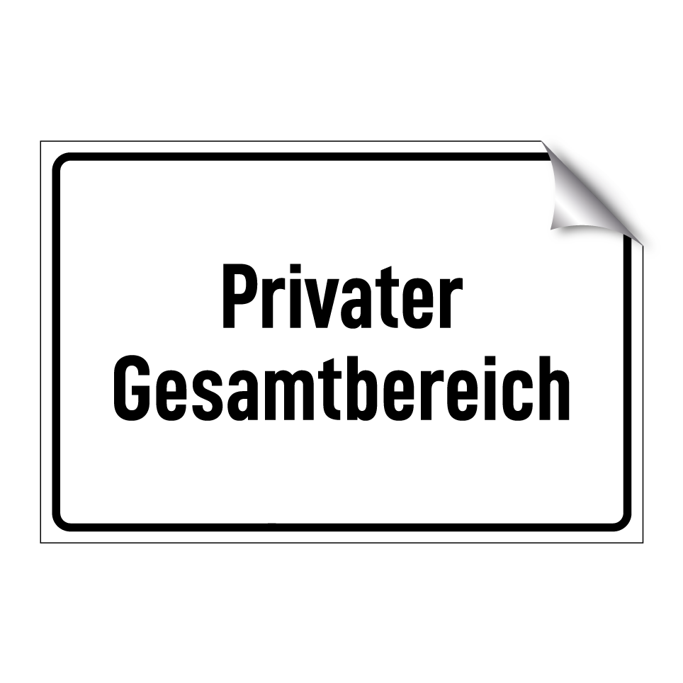 Privater Gesamtbereich