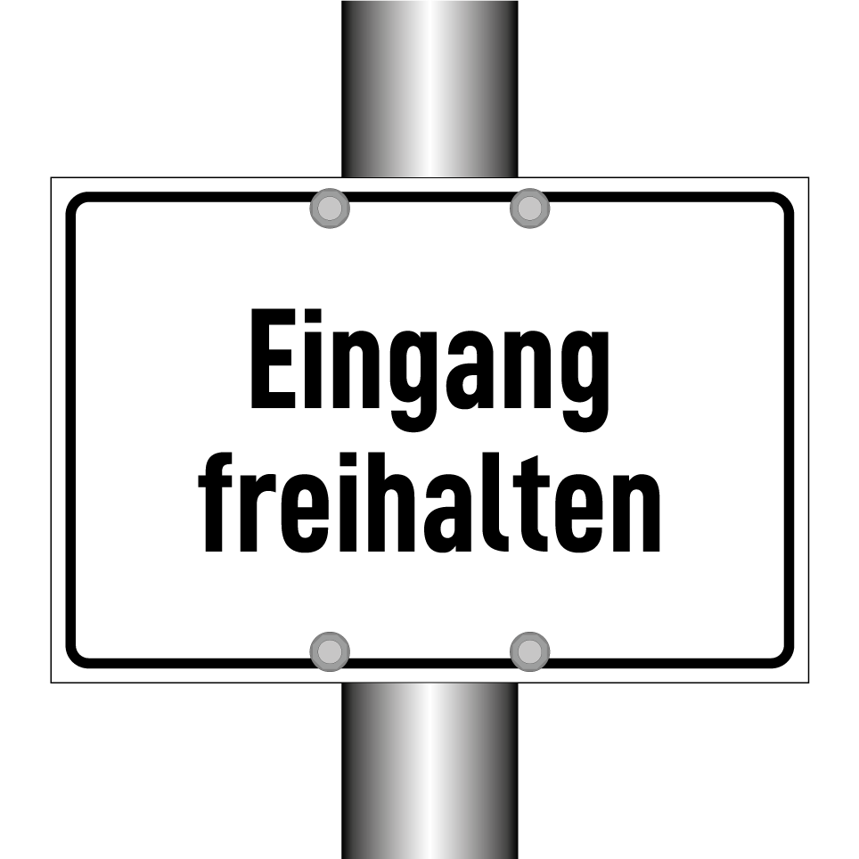 Eingang freihalten