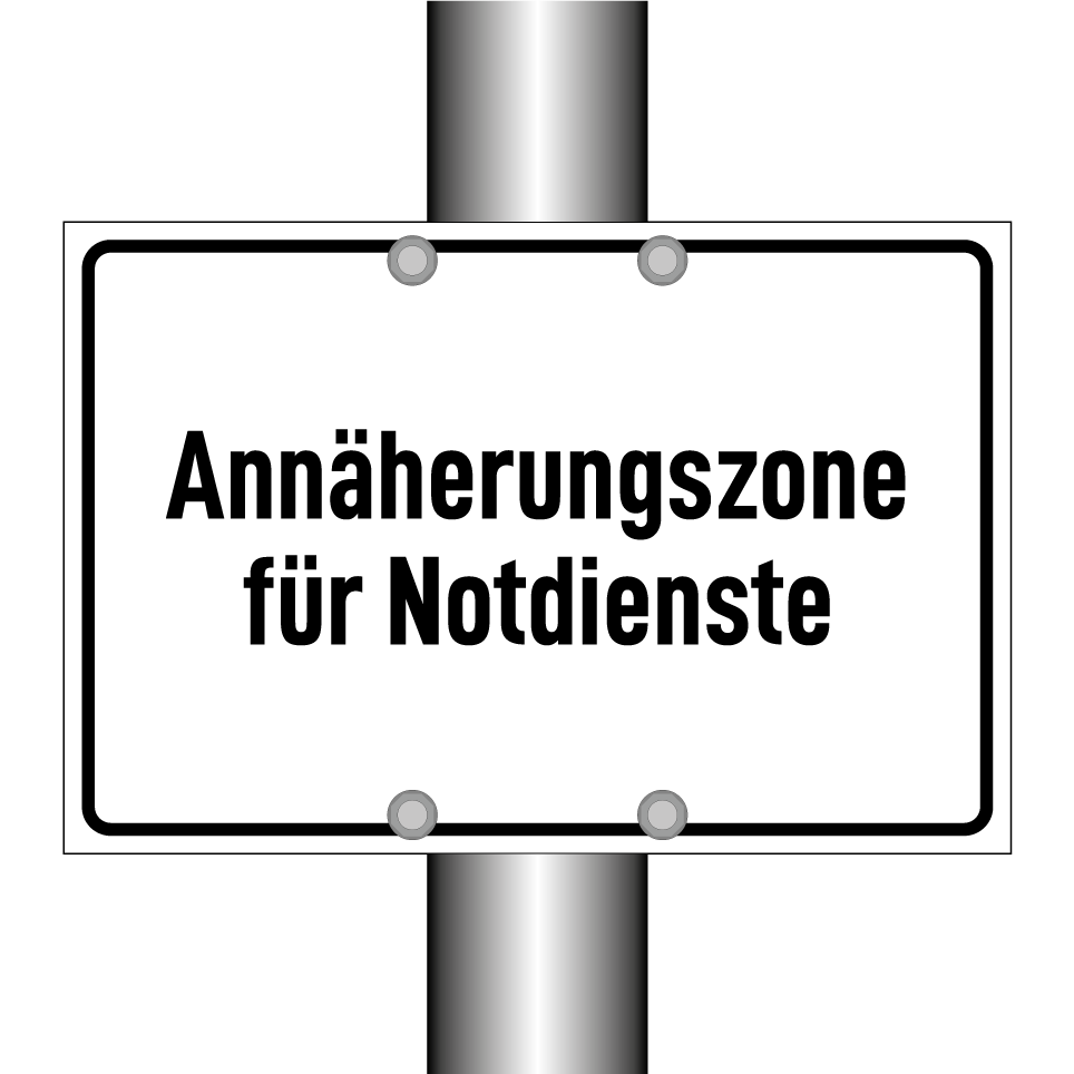 Annäherungszone für Notdienste