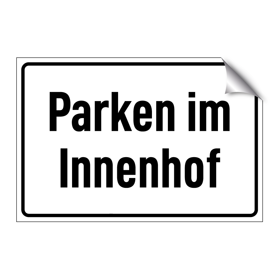 Parken im Innenhof