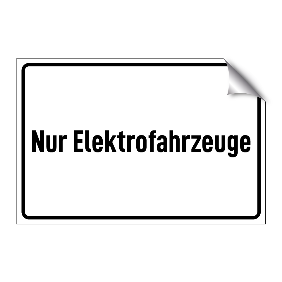 Nur Elektrofahrzeuge