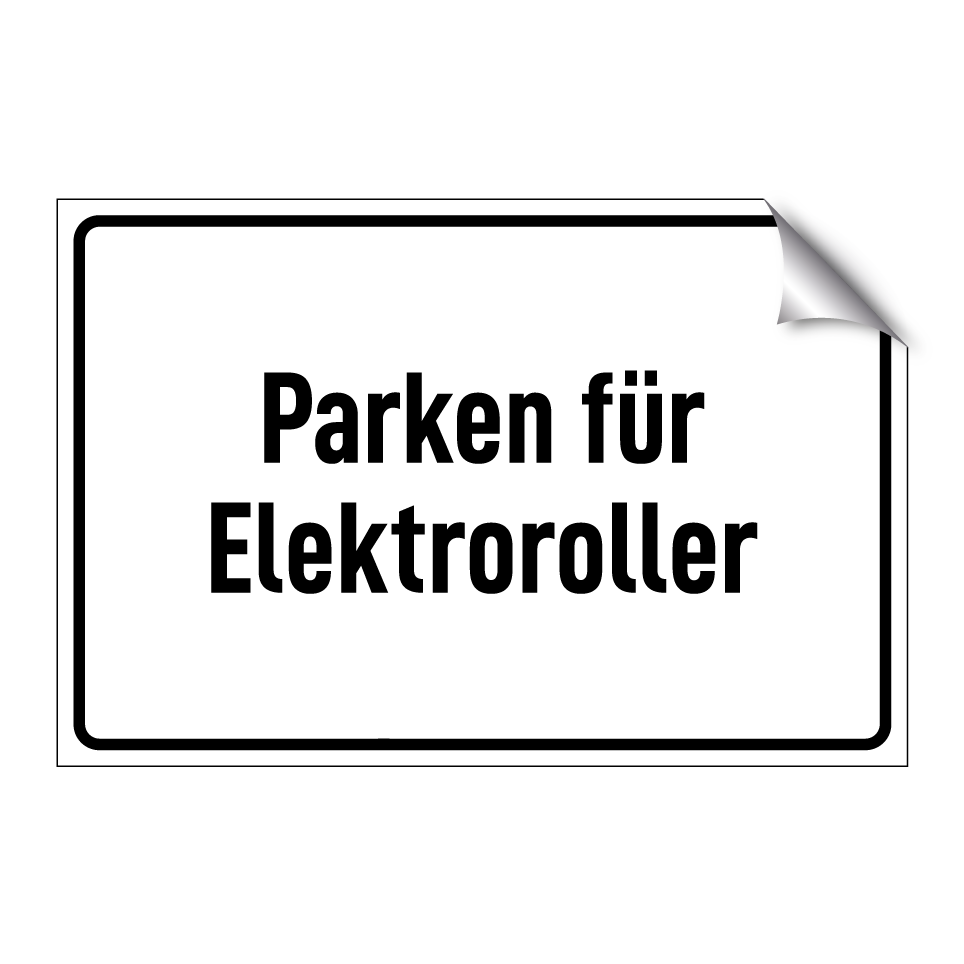 Parken für Elektroroller