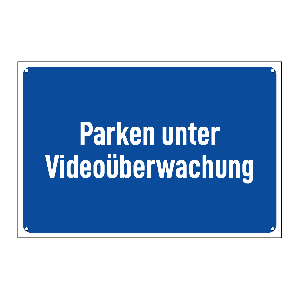 Parken unter Videoüberwachung
